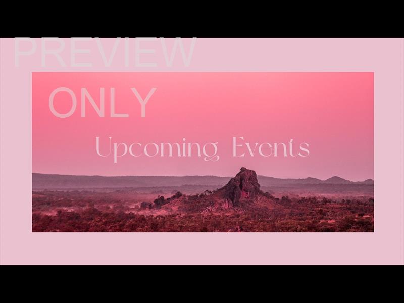 Desert Pink Upcoming Events