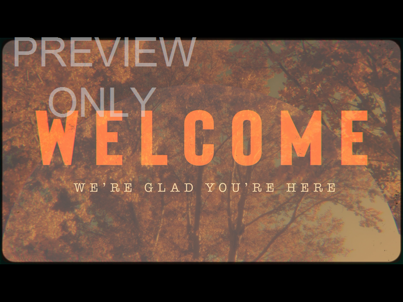 Vintage Fall Still Welcome