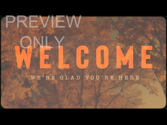 Vintage Fall Still Welcome