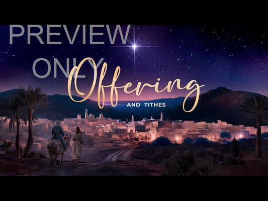 Christmas Journey Offering Still