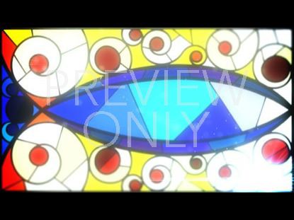 The Ichthus In Stained Glass