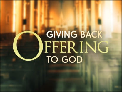Sanctuary Offering Motion