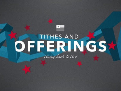 Patriotic Ribbons Tithes And Offerings