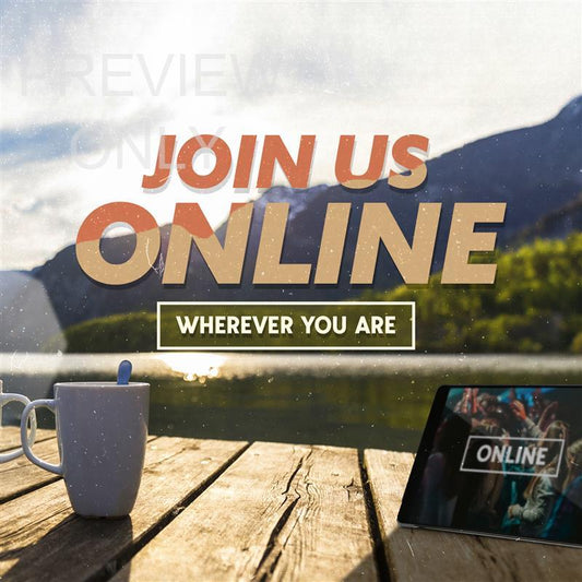 Traveling This Summer: Join Us Online Social Graphic Title