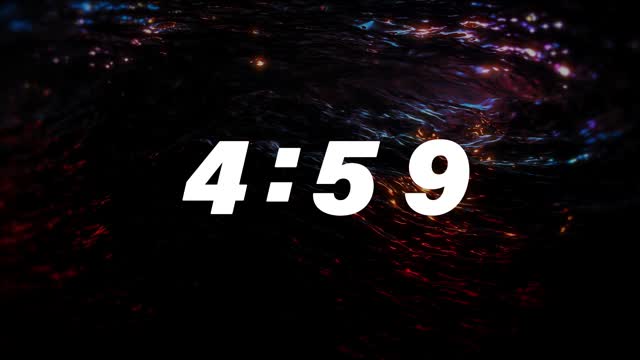 Reflective Water Countdown