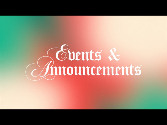 Christmas Gradient Announcements