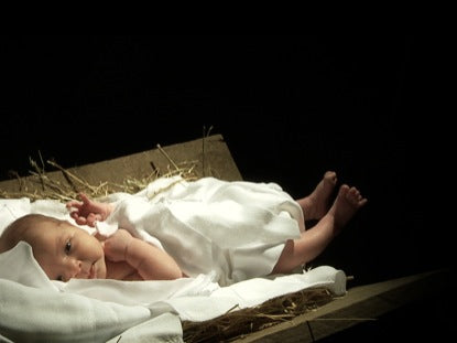 Christmas Manger Clip 4