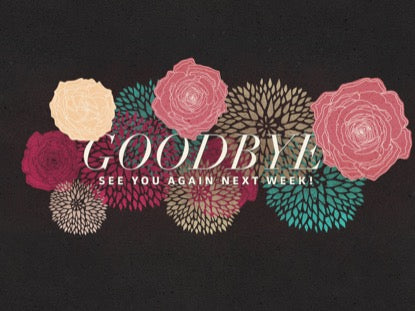 Floral Valentine Exit
