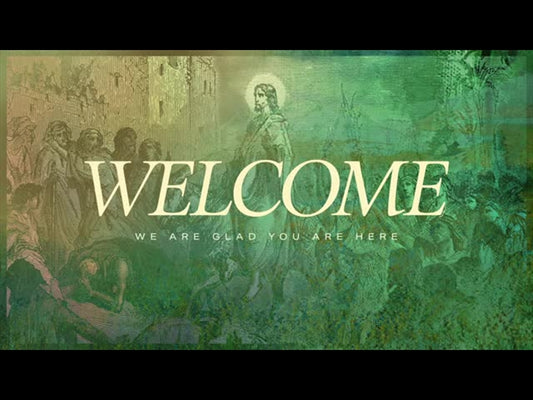 Easter Etching - Palm Sunday Welcome