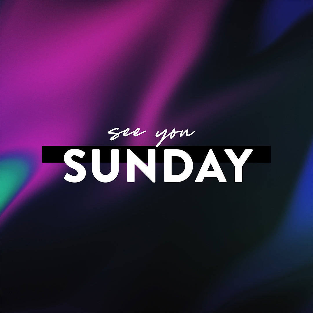Radiant Flow Social Graphic Sunday