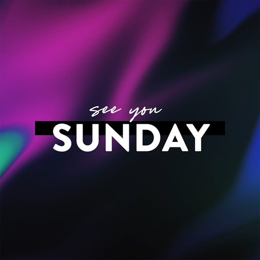 Radiant Flow Social Graphic Sunday