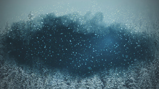 Snowy Night Blue