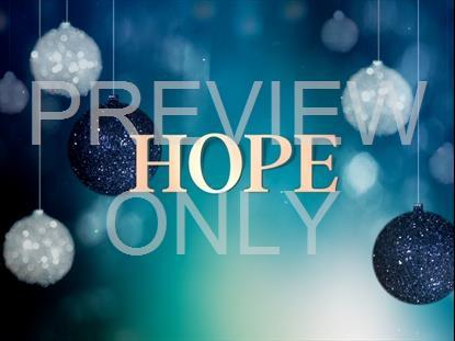 Christmas Ornaments Hope Still