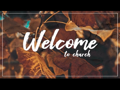 Fall Welcome Message Loop