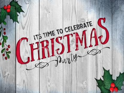 Wooden Christmas Party Still