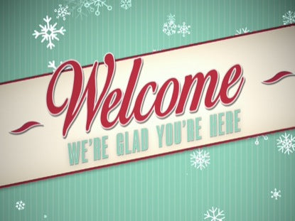 Vintage Christmas Welcome