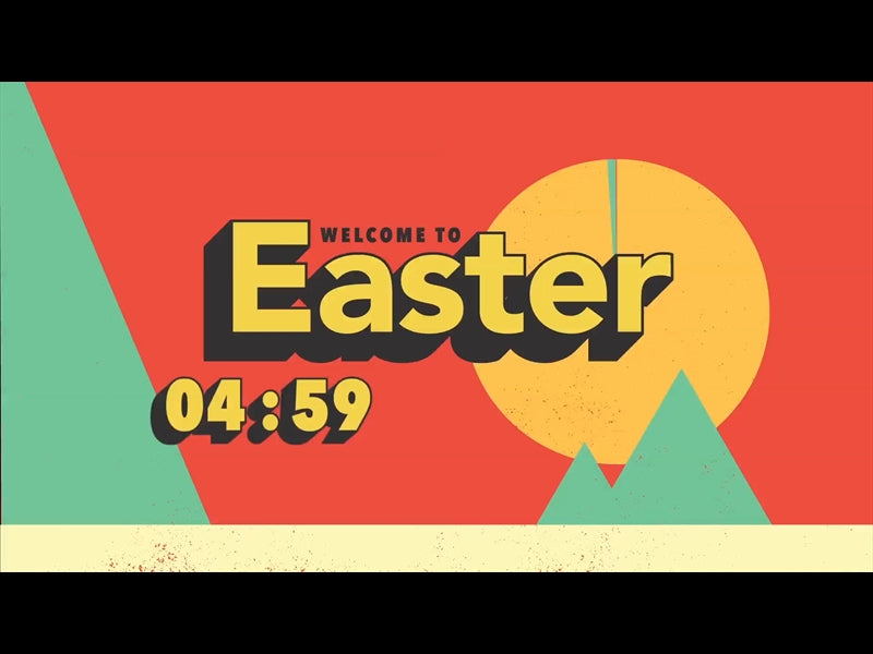 Easter Welcome Countdown