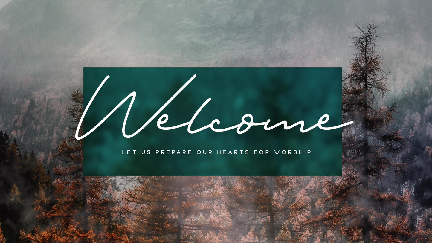 Deep Autumn Welcome Still