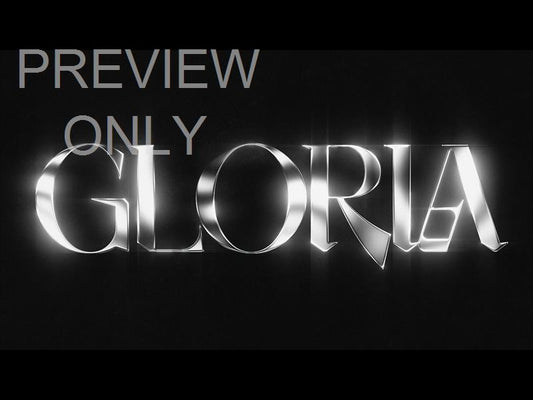 Lttrs Gloria Bw