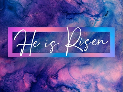 Easter Canvas He Is Risen