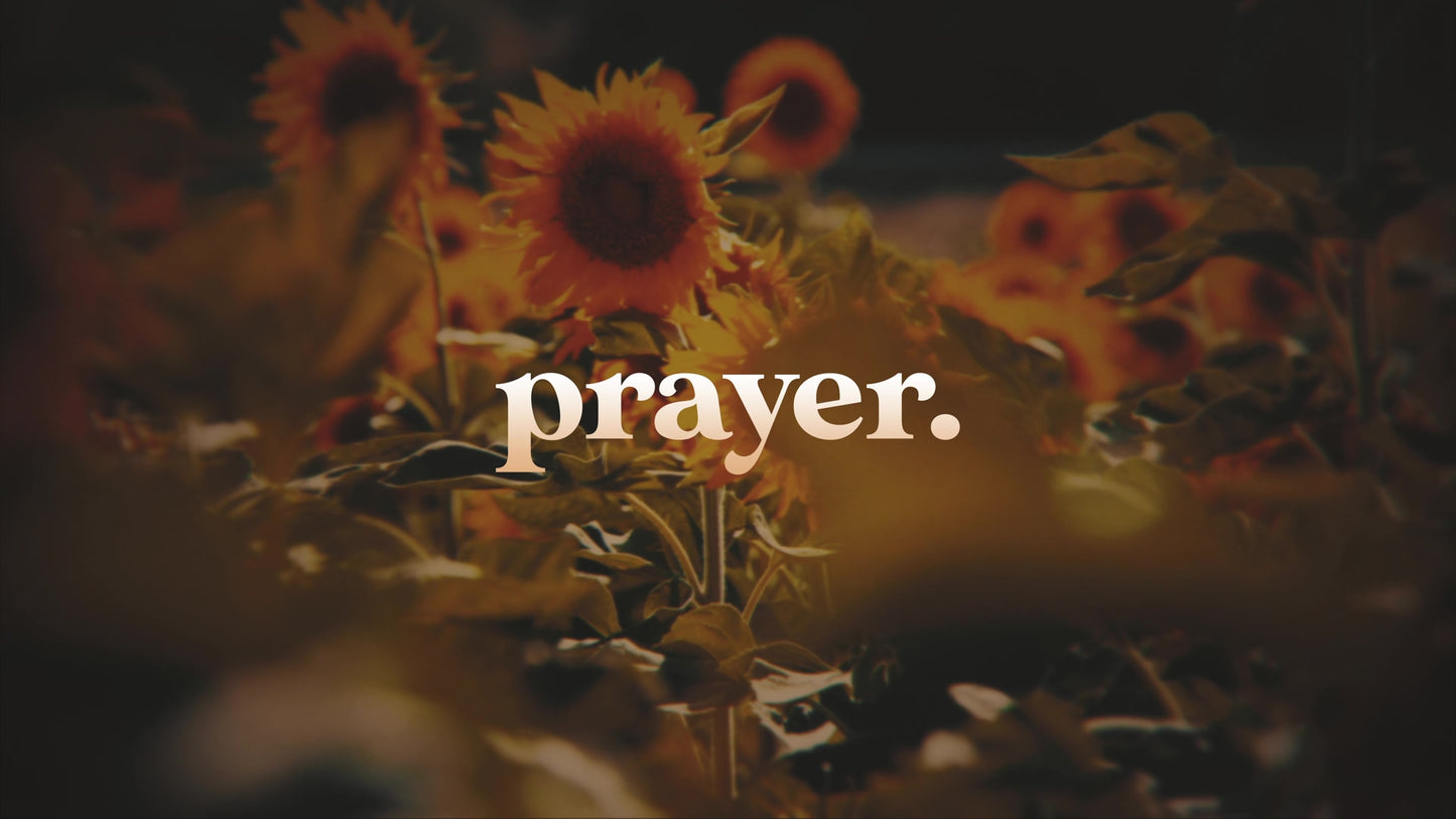 Vintage Sunflowers Prayer Still
