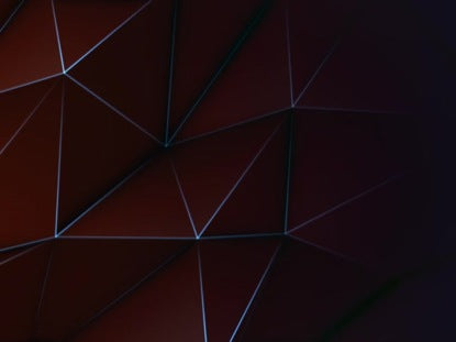 Neon Polys Red