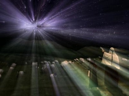Angel Appearing To Shepherds