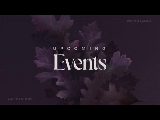 Autumn Nature Upcoming Events