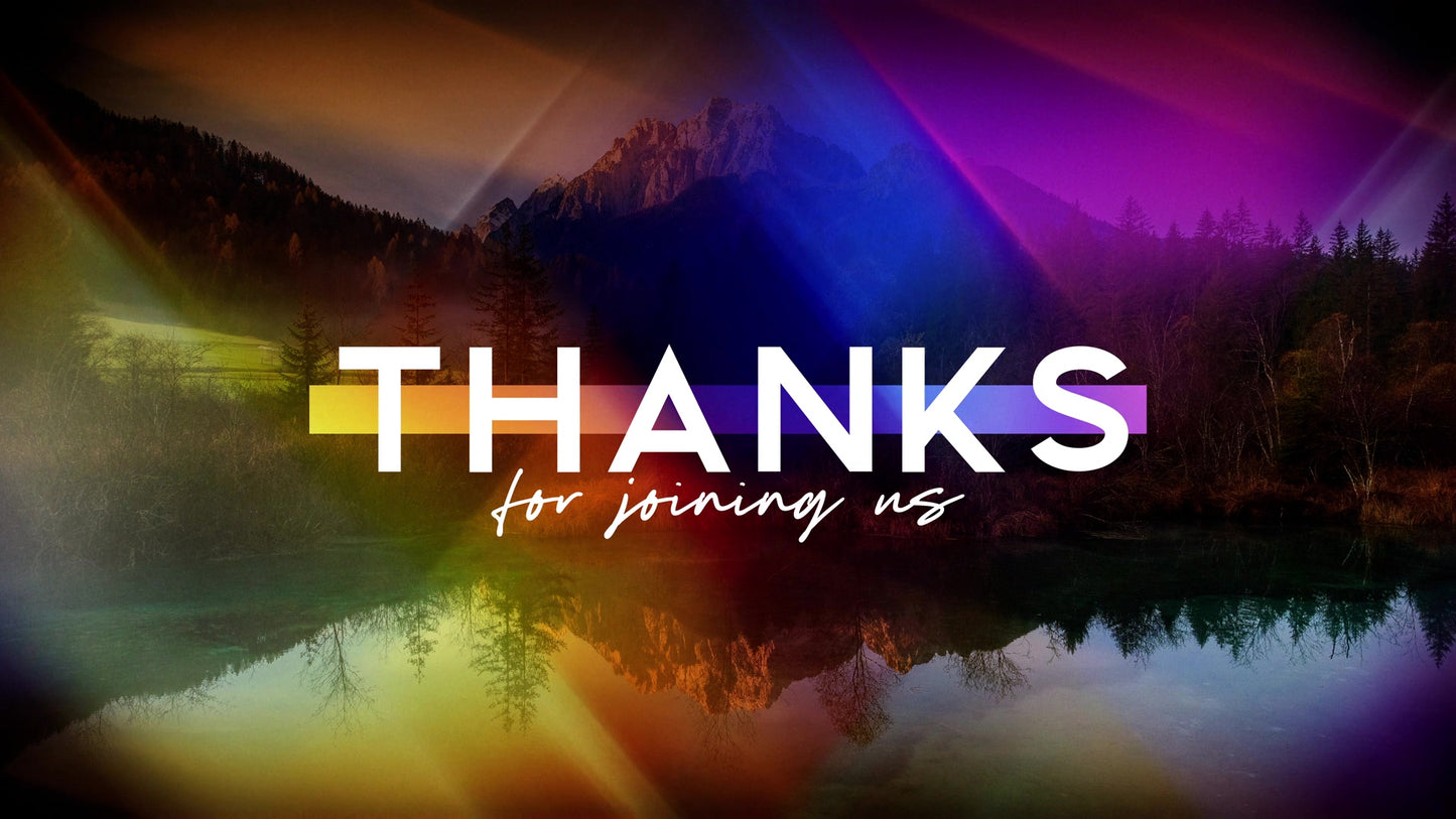 Subtle Fall Thanks For Joining Us