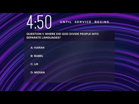 Linear Wave Trivia Countdown