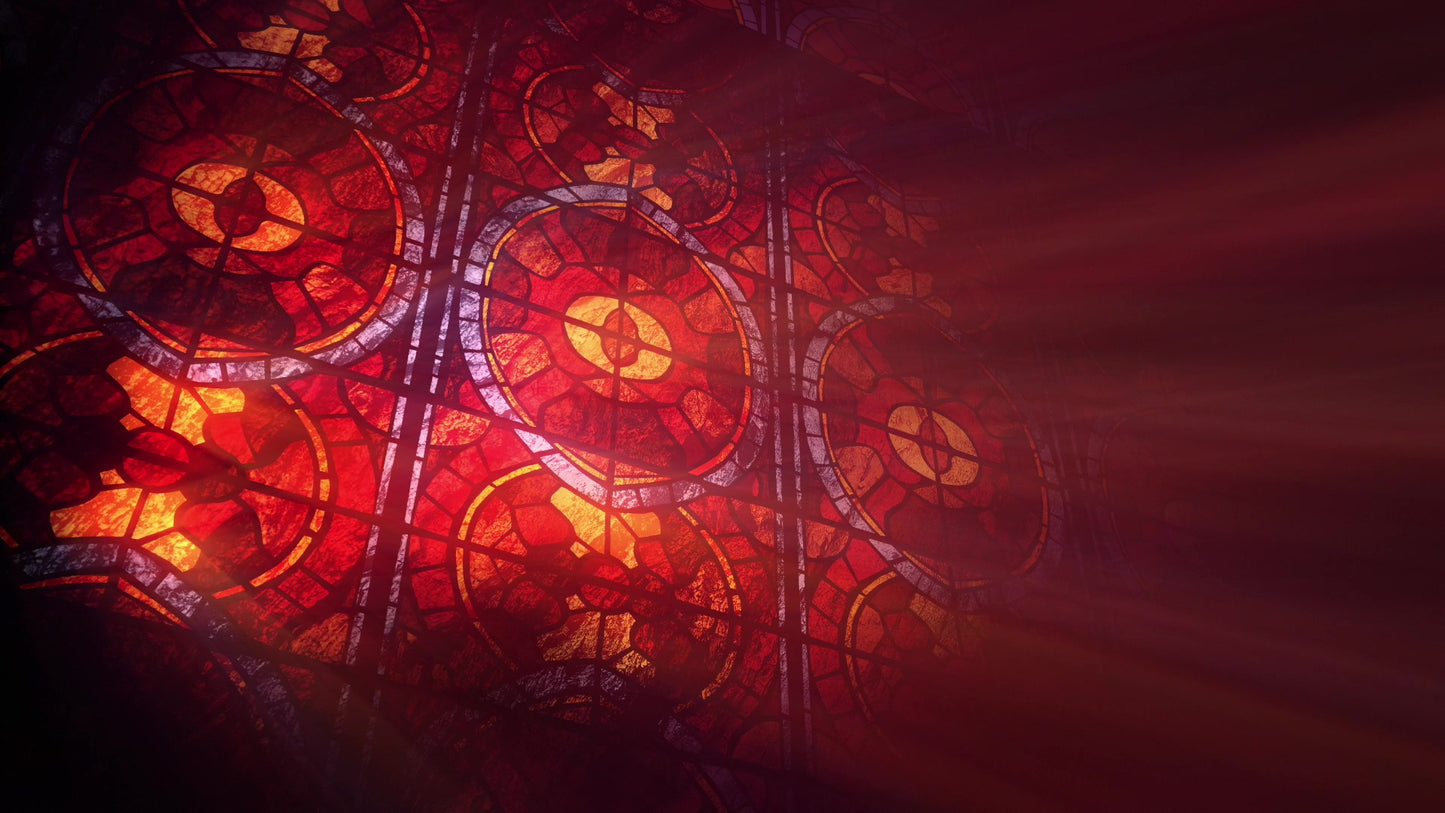 Modern Glass Red Still