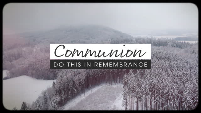 Retro Winter Communion