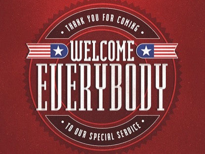 Memorial Badge Welcome