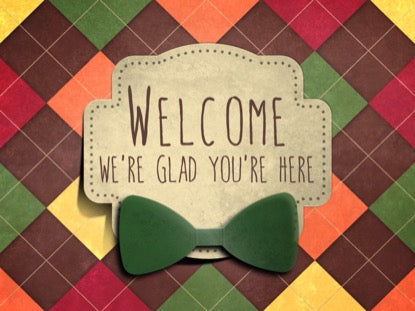 Plaid Dad Welcome Motion