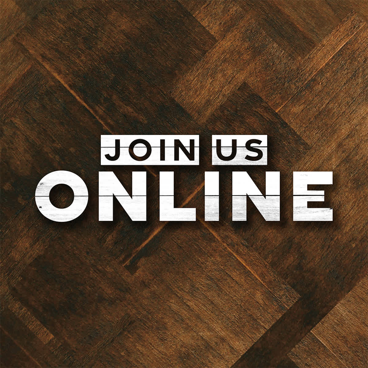 Woodgrain Gradients Social Graphic Join Us Online