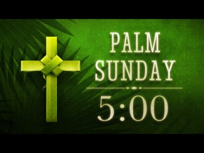 Holy Palms Countdown