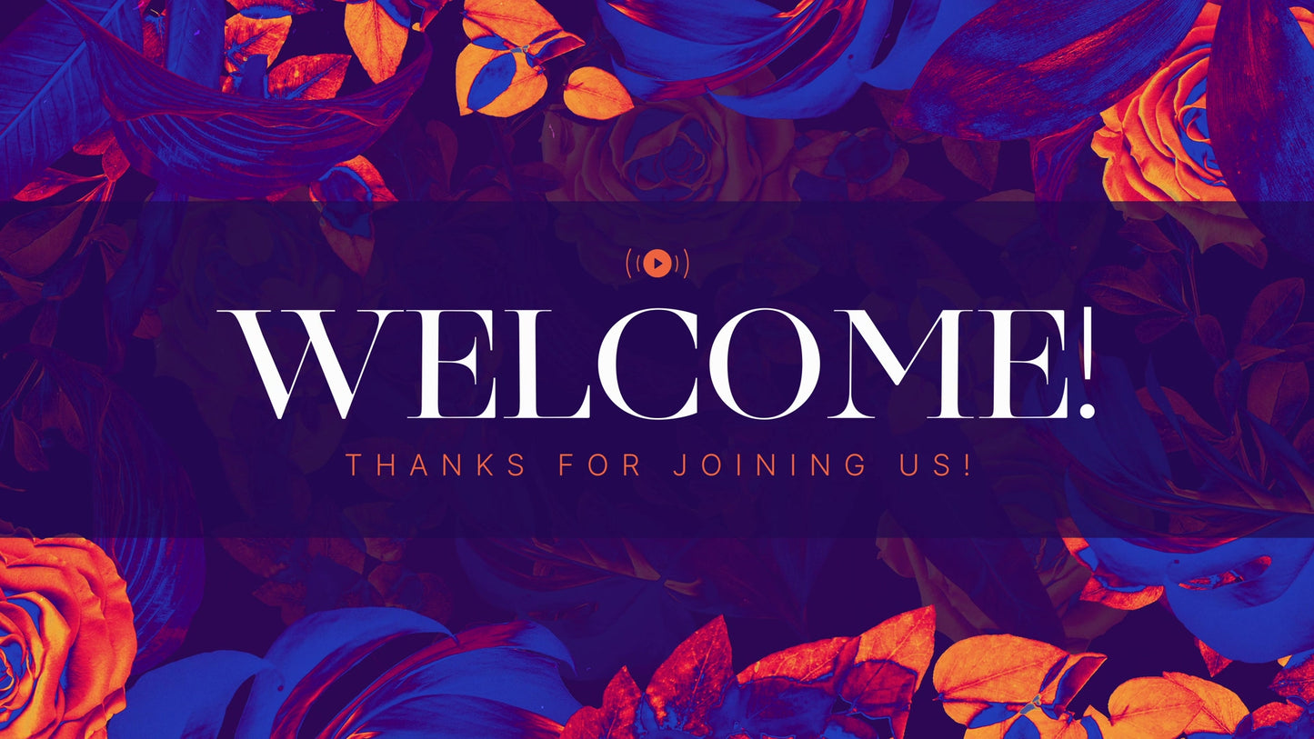 Easter Neon Welcome Stream Still