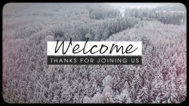 Retro Winter Welcome