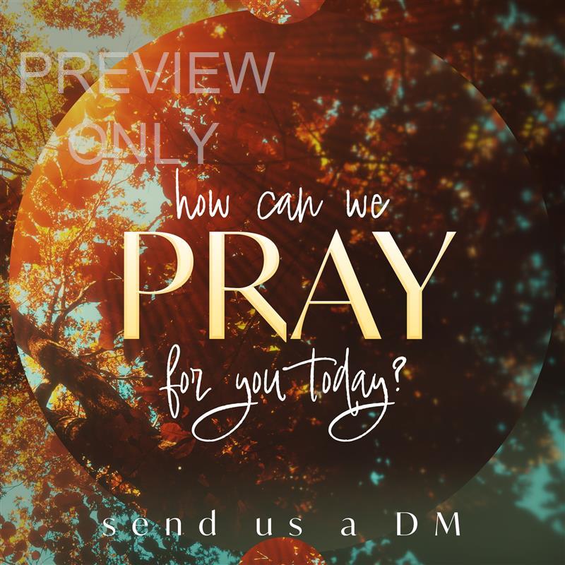 Prayer Autumn Canopies Blank