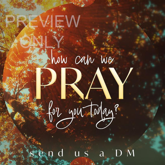 Prayer Autumn Canopies Blank