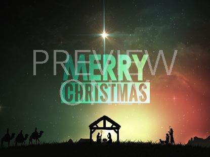 Christmas Nativity Merry Christmas