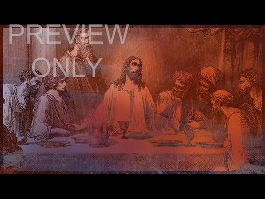 Easter Etching - Maundy Thursday Worship Still 1