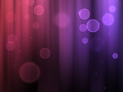 Color Bubbles Purple Red