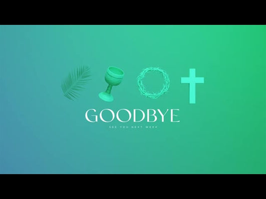 Holy Week Ink Goodbye