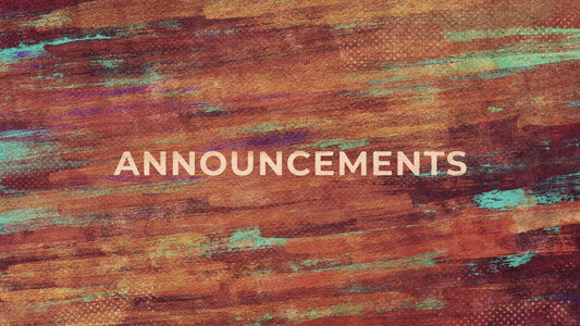 Easter Brush Announcements