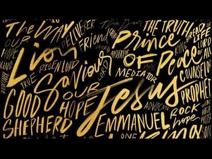 Names Of Jesus Gold