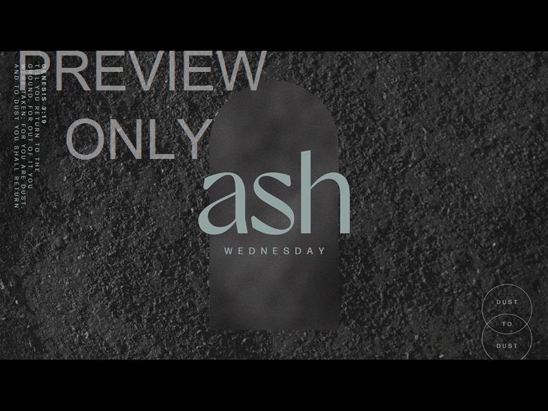 Lent Arches Ash Wednesday Title