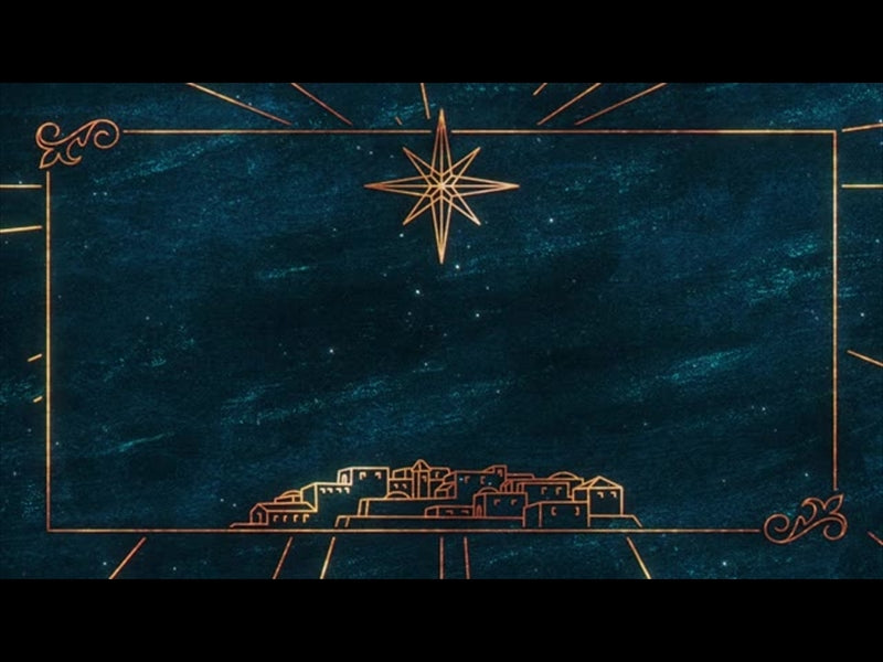 Star Of Wonder Bethlehem Teal Frame