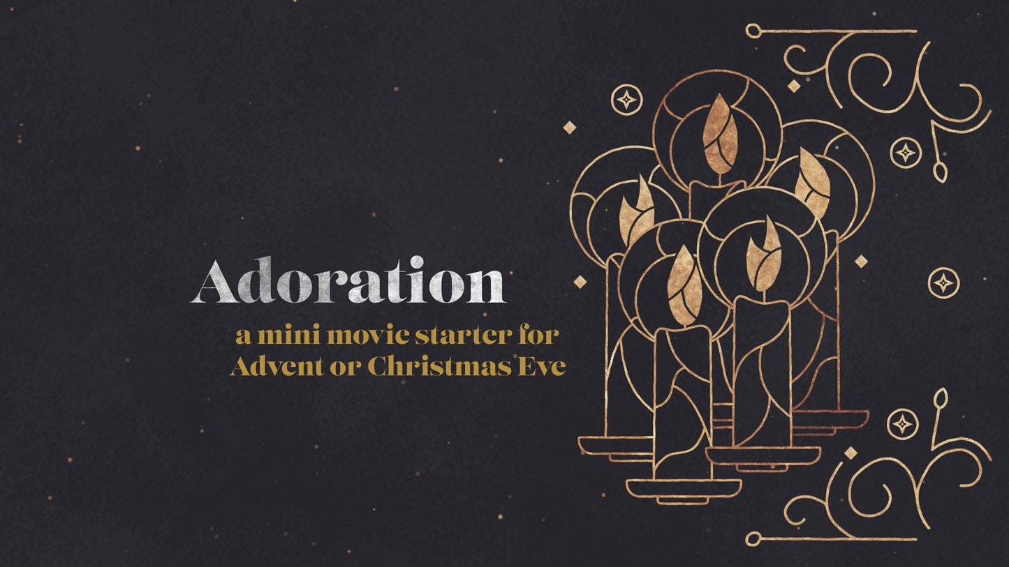 Advent Glitter Adoration