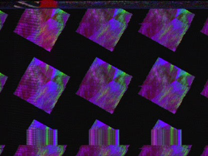 Purple Grid Retro
